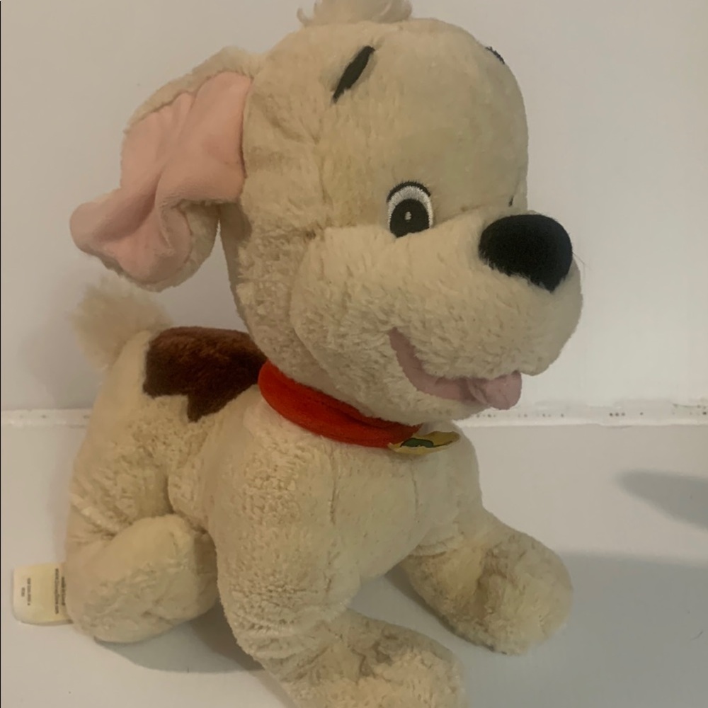 Disneys Darby from Winnie the Pooh Cream and Brown Dog stuffy with Floppy Ears